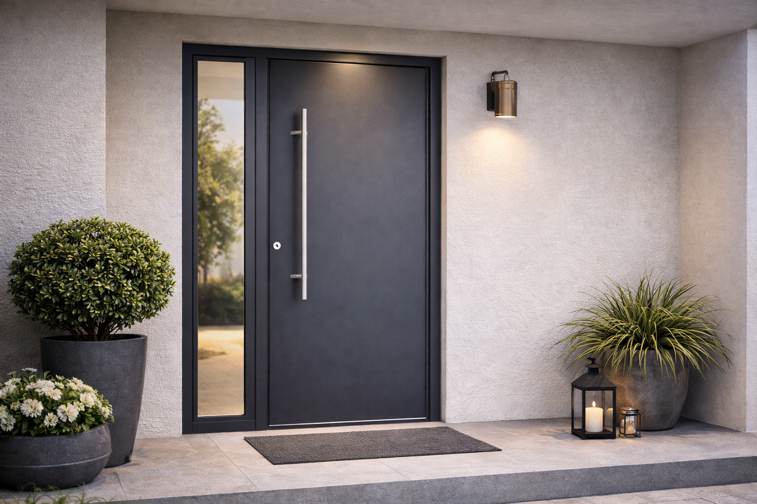 Hliníkové dveře. Kvalitní Al dveře